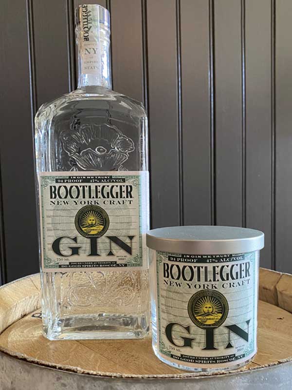 Bootlegger NY Gin Candle